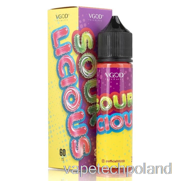 Vape Pen Sourlicious - Vgod E-liquid - 60ml 0mg